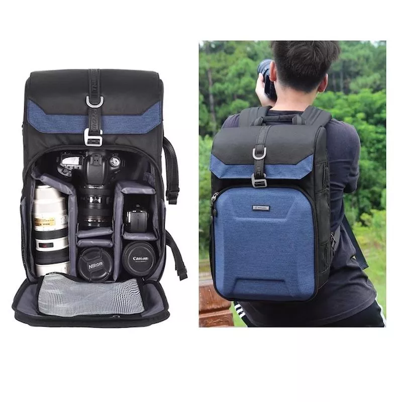 PROWELL 普樂威 WIN-22334 兩機多鏡EVA硬殼相機後背包 相機保護包 專業攝影背包 單眼相機後背包