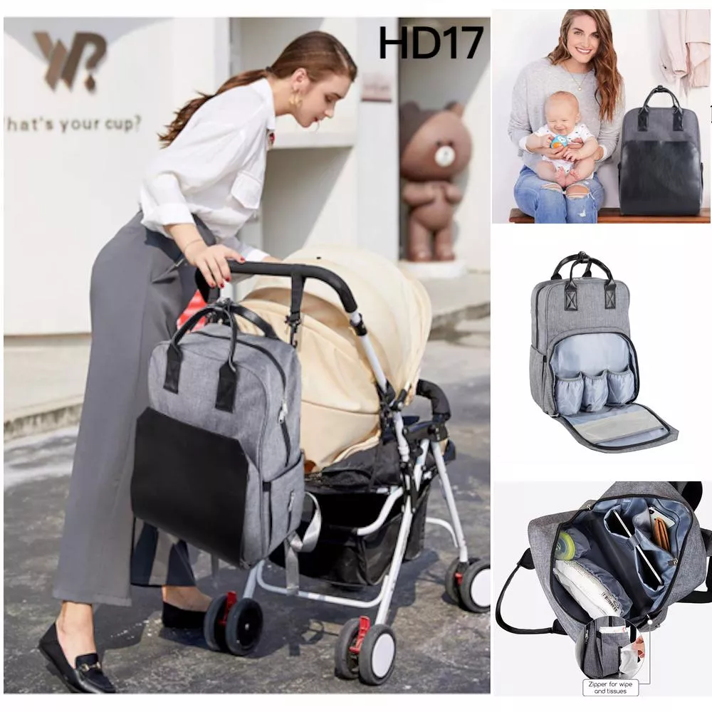 Heine 海恩 WIN-HD17 時尚流行後背包媽媽包 大尺碼媽媽後背包 旅行後背包贈掛勾