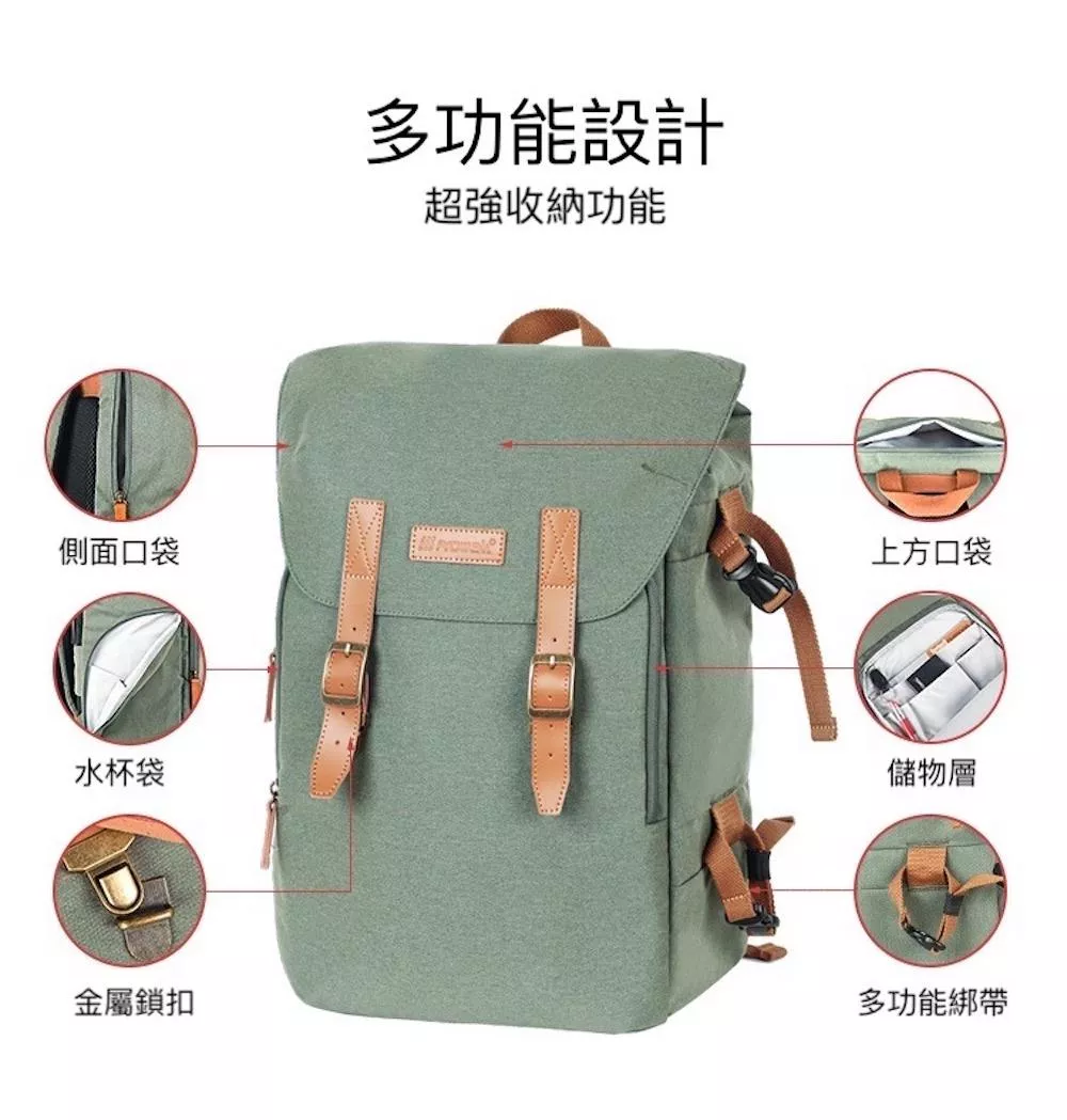 PROWELL 普樂威 WIN-53444 大容量電腦包筆電包 立體軟型不塌輕量後背包 旅行包 15.6吋筆電包 出國旅行背包 男女適用