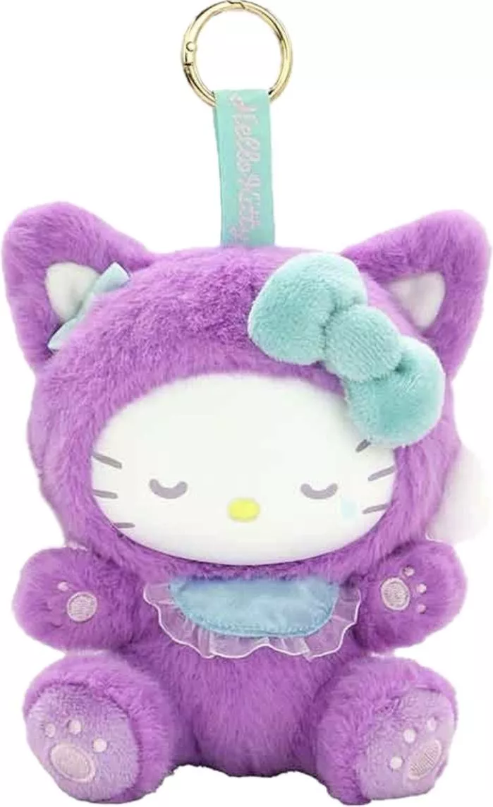 KITTY 硬臉 毛絨多色吊飾
