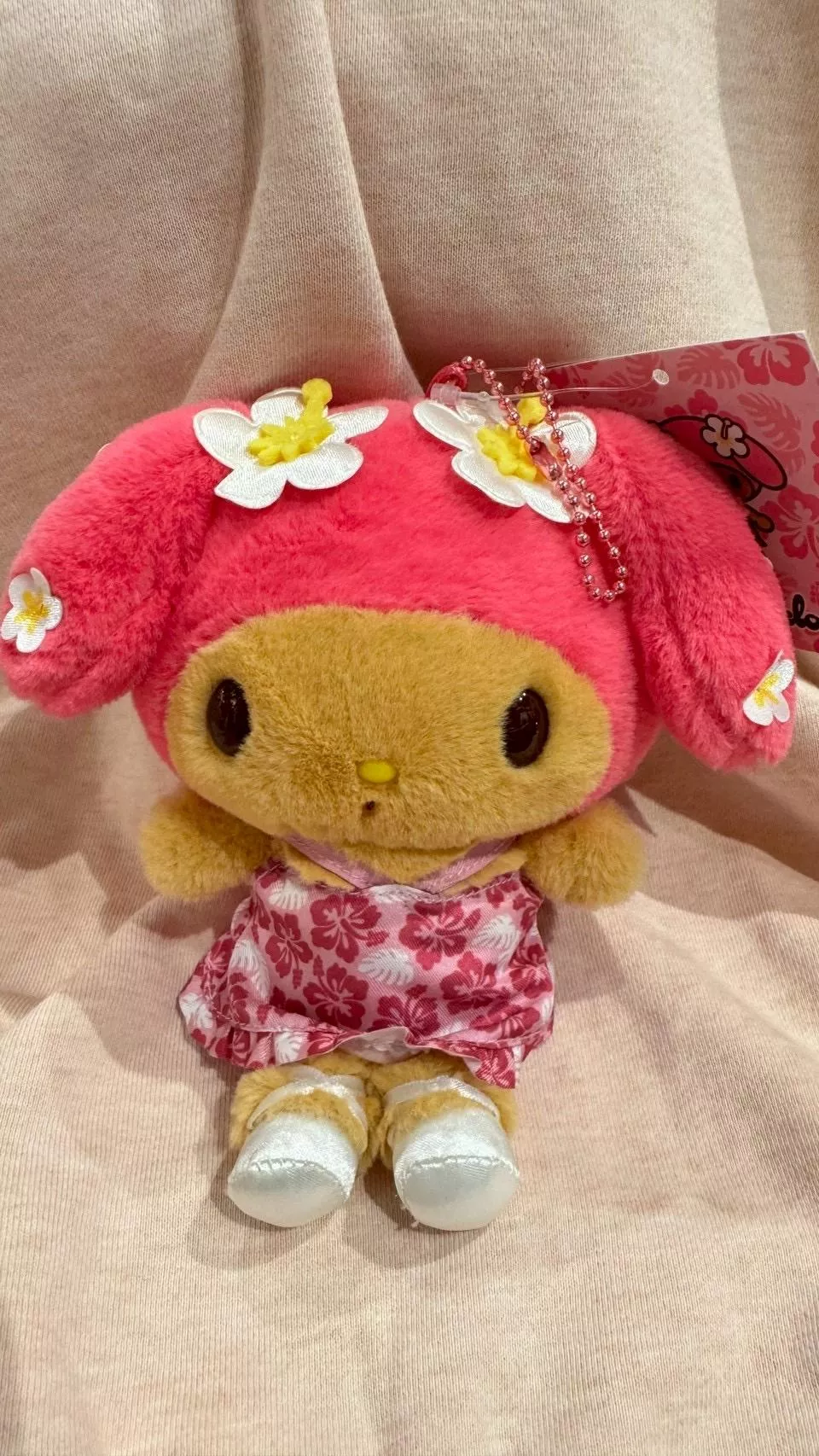 美樂蒂黑皮扶桑花吊飾