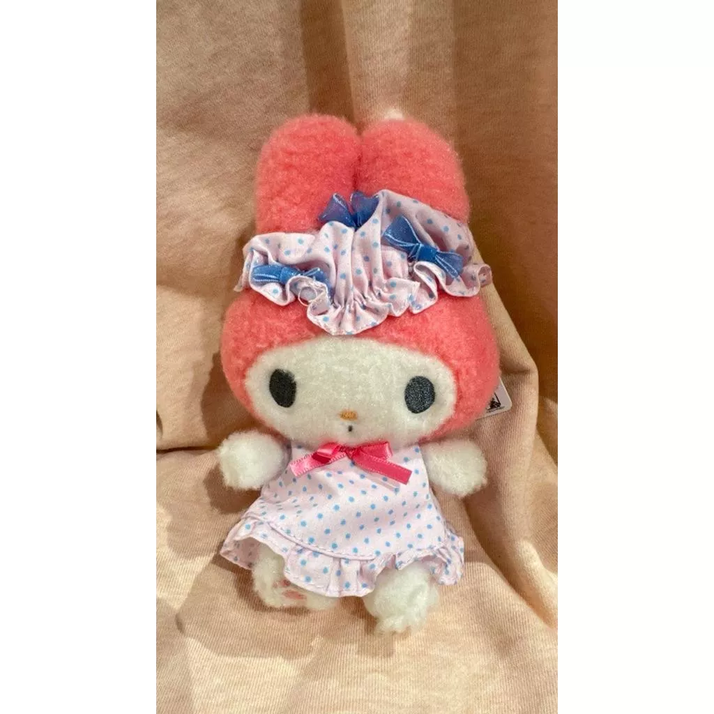 GU星願屋💜💛-🇯🇵日本正版「美樂蒂浴帽浴衣吊飾」，下單前請先詢問是否有現貨❗️