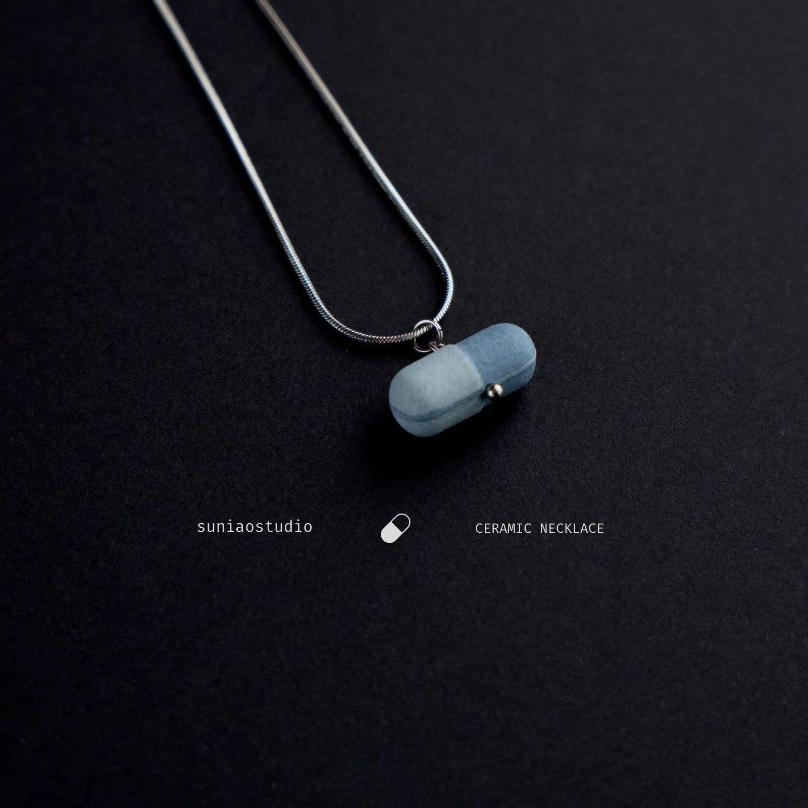 項鍊｜藥丸系列 - 深藍 (紅藍覺醒版)