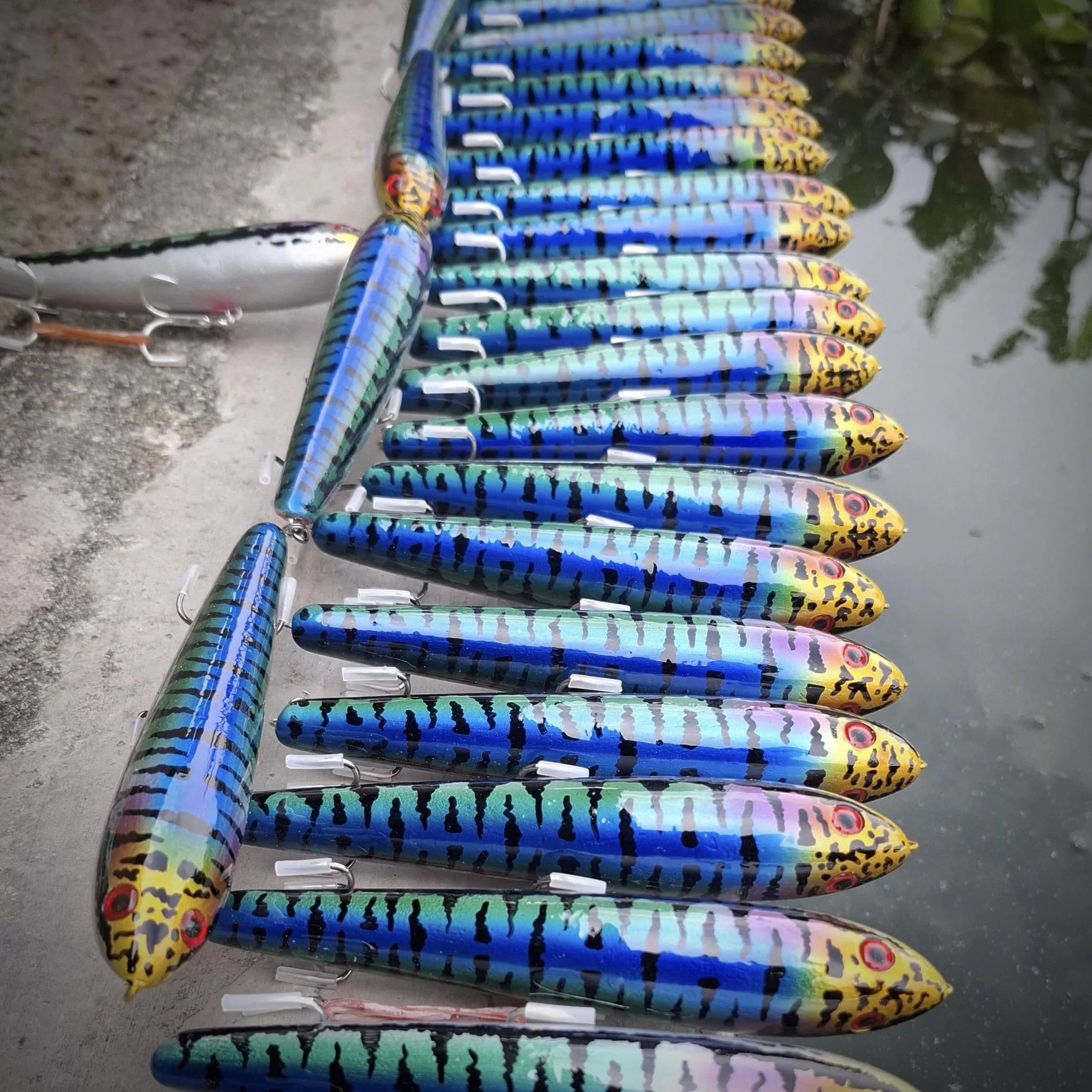木製魚虎鉛筆（27～30g)