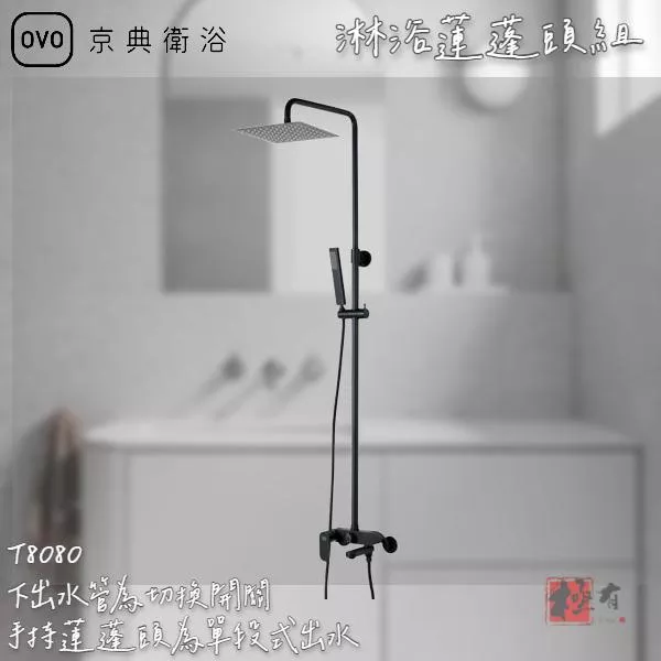 🔨 實體店面 可代客安裝 OVO 京典衛浴 T8080 淋浴蓮蓬頭組