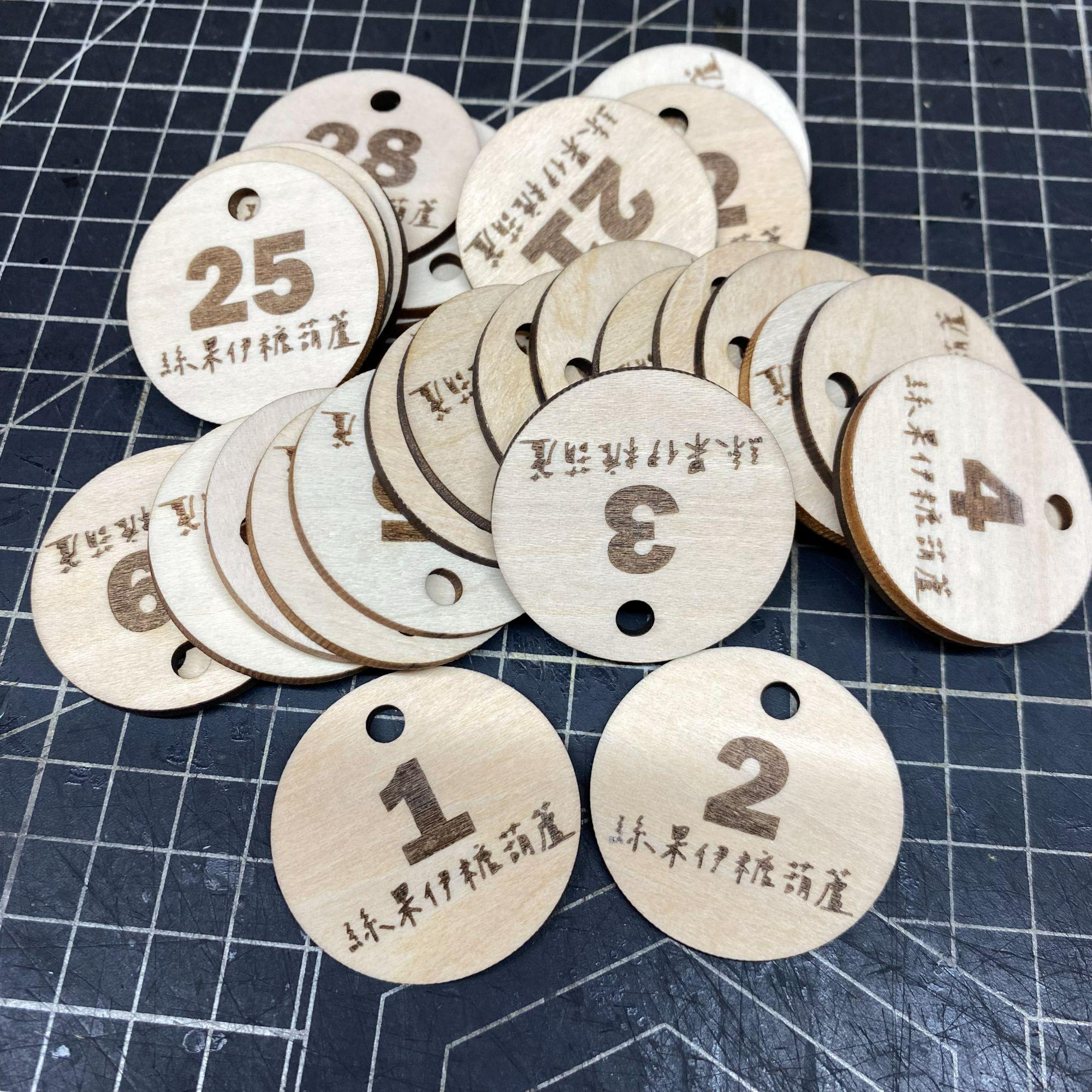 客製化號碼牌-絲果伊糖葫蘆