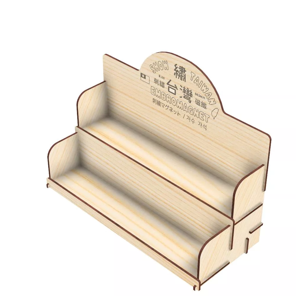 客製化-展示架如圖8組