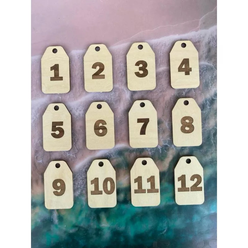 屋形數字號碼木牌【1-96】客製 號碼牌 桌號牌 叫號牌 數字牌 點餐牌 造形木片 形狀木片 形狀尺寸可客製化