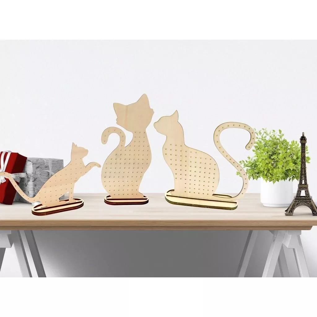 高貴的貓貓耳環展示架，用於耳釘或夾式耳環 適合市集擺攤 擺攤道具 飾品展示架 商品陳列展示架 文創商品 女朋友生日禮物