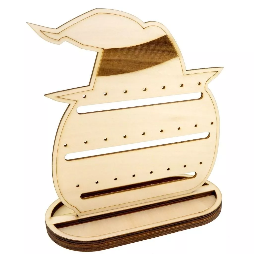 萬聖節巫師南瓜耳環展示架，用於耳釘或夾式耳環 適合市集擺攤 擺攤道具 飾品展示架 商品陳列展示架 文創商品 女兒生日禮物