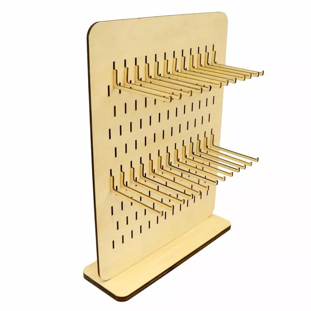 直立式活動掛鉤展示架 洞洞板設計 首飾架 飾品架 耳環展式架 戒指架 首飾展示架 飾品收納架 首飾掛勾【可客製化】