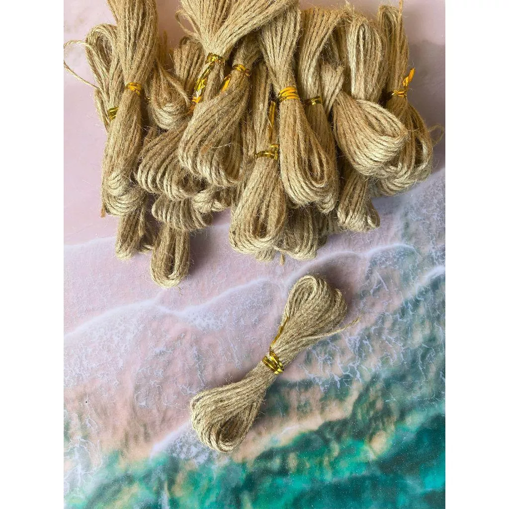 天然黃麻繩繩子 2mm×5米｜DIY手作裝飾｜禮品包裝麻繩｜結實耐用環保繩｜多用途創意捆綁繩 | 台灣出貨隔日到貨