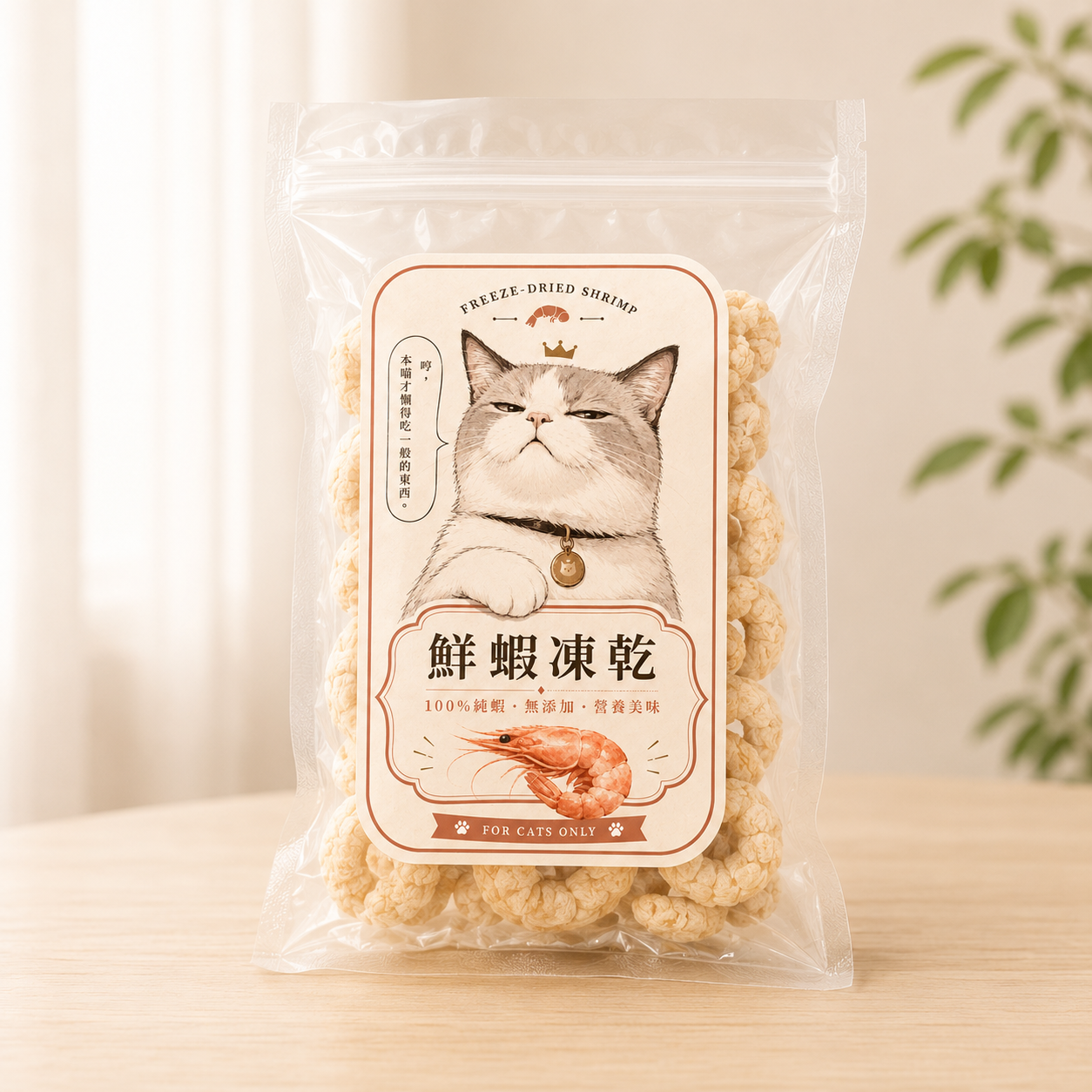 台灣白金鮮蝦凍乾 25g