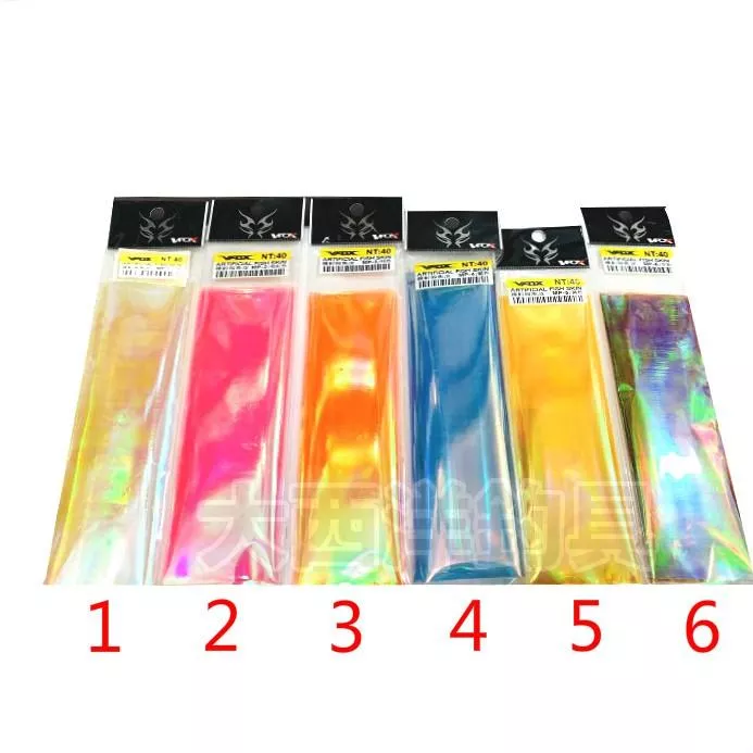 大西洋釣具 V-FOX 鐳射假魚皮 仕掛魚皮 假餌 DIY魚皮