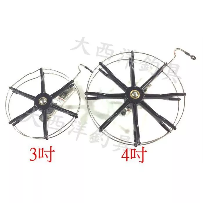 大西洋釣具 前打輪 牛車輪 前打捲線器