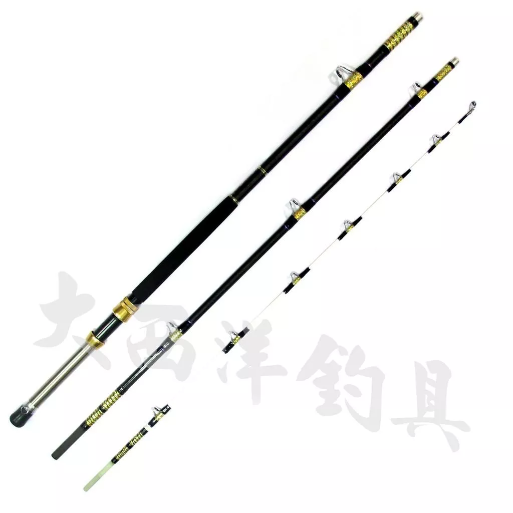 大西洋釣具 釣上癮系列 滾輪 白鐵線 布線用 船竿 船釣竿 導環 導珠 珠子 白帶竿