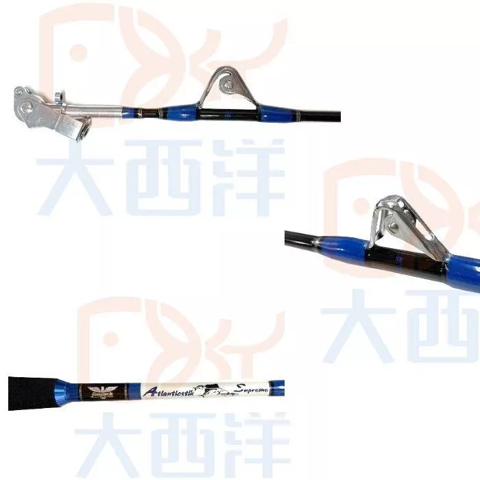 大西洋釣具 美國鷹牌船竿 赤馬竿  船釣竿 滾輪 白鐵 赤宗竿 5.6尺 深海竿 白帶竿