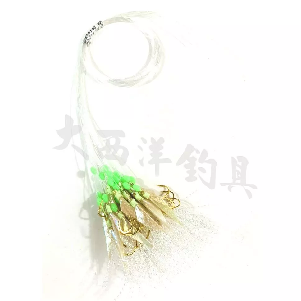 大西洋釣具 丸世魚皮鉤 真魚皮 魚皮仕掛 子線鉤 魚皮子線 花飛 巴啷 煙仔虎