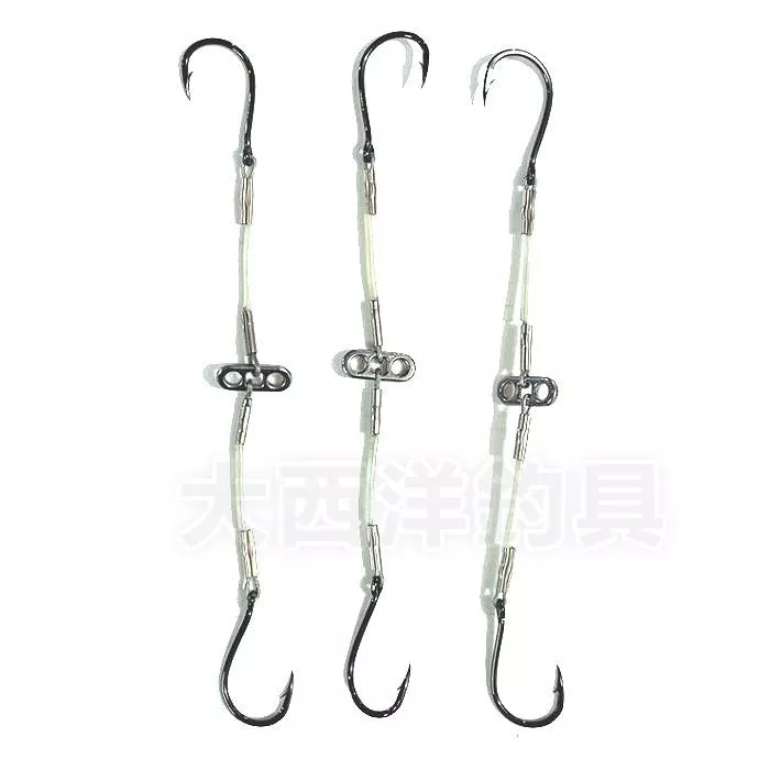 大西洋釣具 鐵板專用鉤 附三孔環 鐵板鉤 鐵板鈎 買二送一