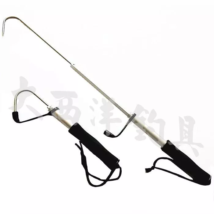 大西洋釣具 三節伸縮大鉤組 不銹鋼搭鉤