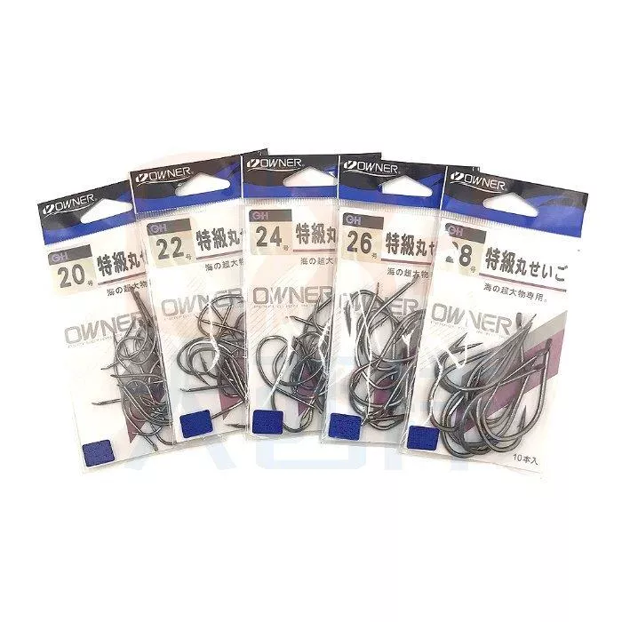 大西洋釣具 OWNER 特級丸せいご  丸世鉤 丸世鈎 丸せいご 日本製造 (1包)