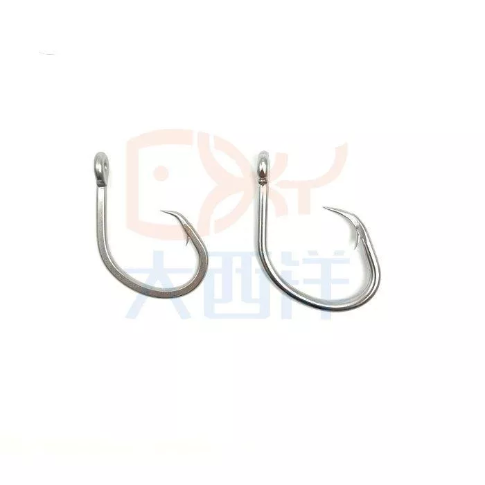 大西洋釣具 深海大物鉤 白鐵鉤 大物鉤 海釣單鉤 不鏽鋼鐵板鉤 不鏽鋼