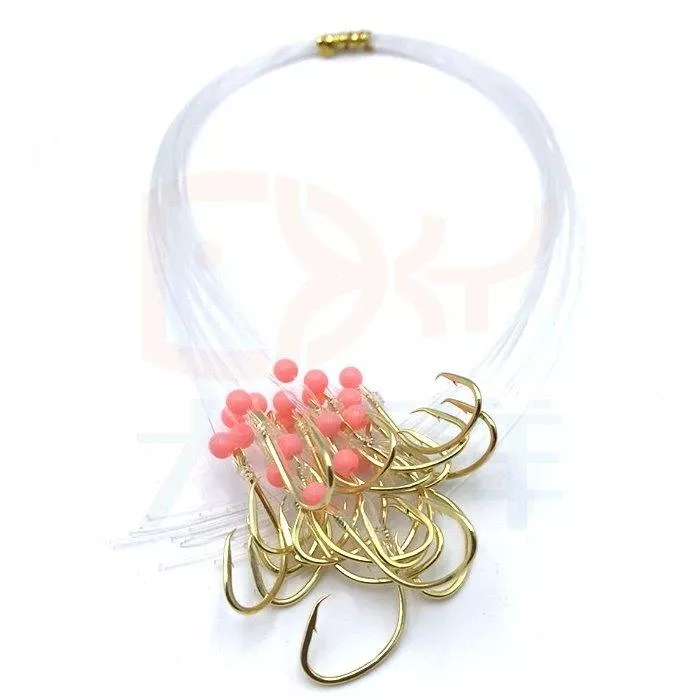 大西洋釣具 赤馬子線鉤 子線鈎 日本鉤 金鈎 底棲 金鉤子線 子線鉤 赤鯮子線鉤