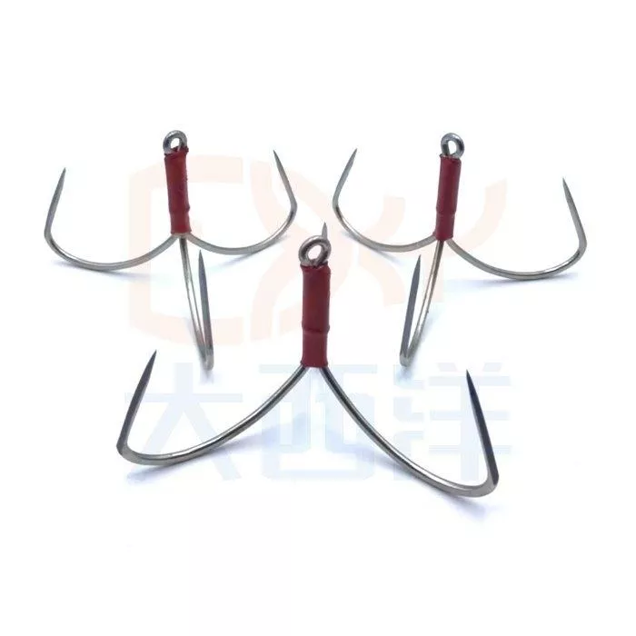 大西洋釣具 剝皮鉤 50號鉤 三叉鉤 霸王鉤 挫魚鉤 剝皮鉤 剝皮魚專用