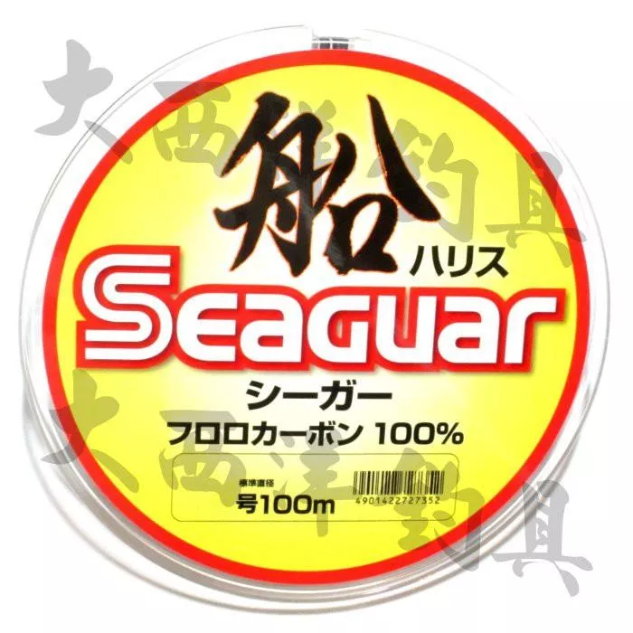 大西洋釣具 SEAGUAR 船 日本 漁業者專用 碳纖線 卡夢線 碳素線 (100M)