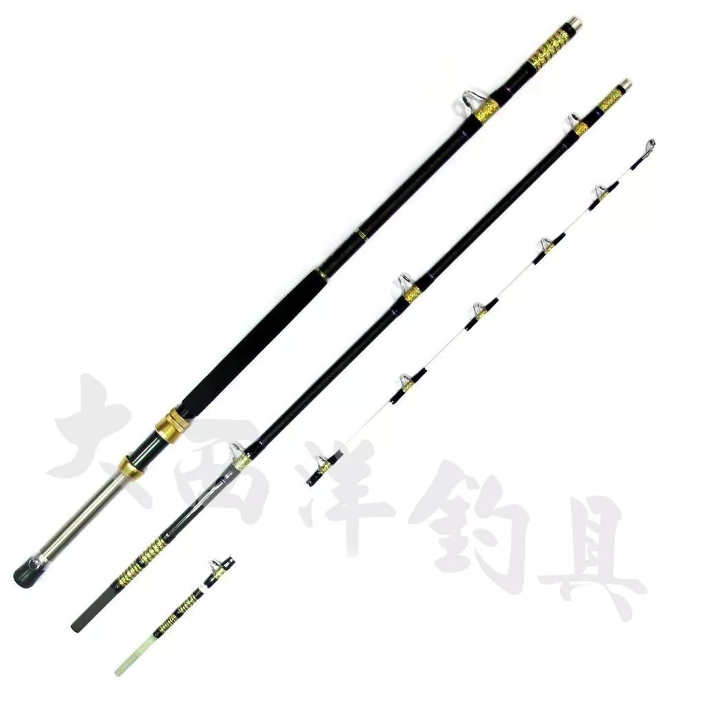 大西洋釣具 釣上癮系列 滾輪 白鐵線 布線用 船竿 船釣竿 導環 導珠 珠子 白帶竿