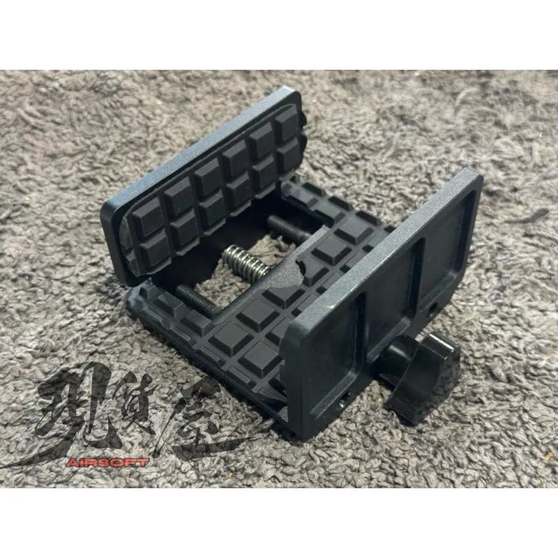 *現貨屋*鋁合金 腳架用射擊雲台 射擊腳架專用 夾座 固座座 夾具 歸零