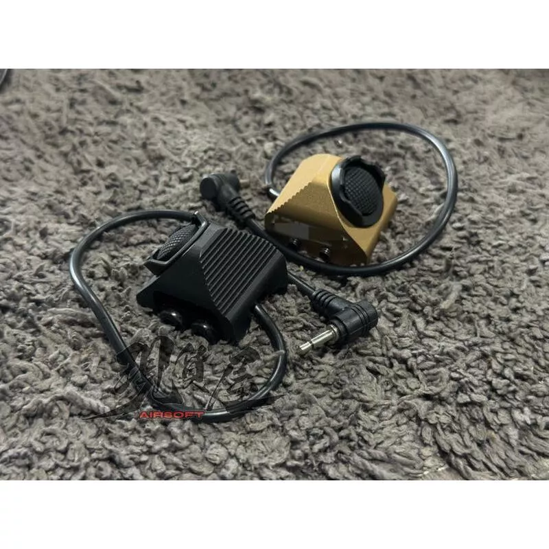 *現貨屋*UNITY風格 2.5mm 老鼠尾 開關 鐳指 槍燈 PEQ-15