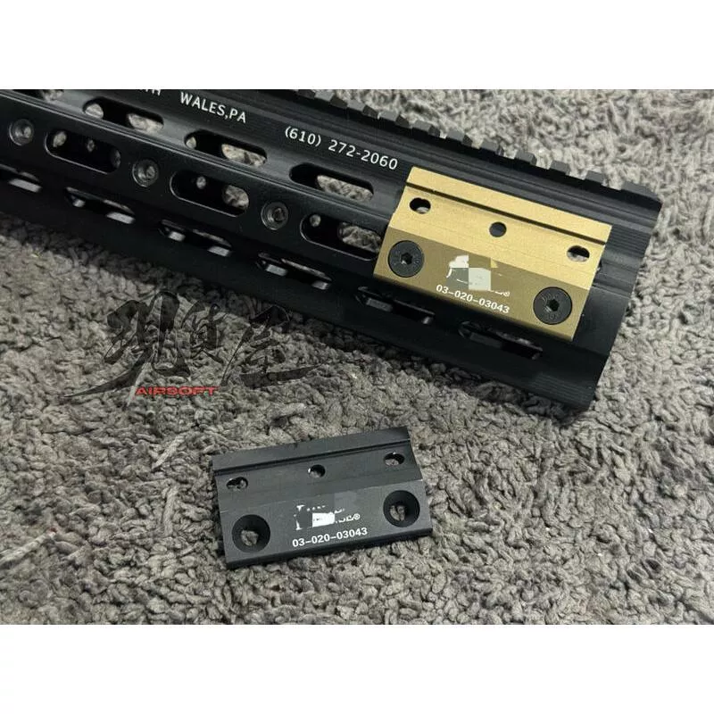 *現貨屋*DD風格 SMR魚骨 416 專用45度 M300 M600 槍燈 支架 手電筒座