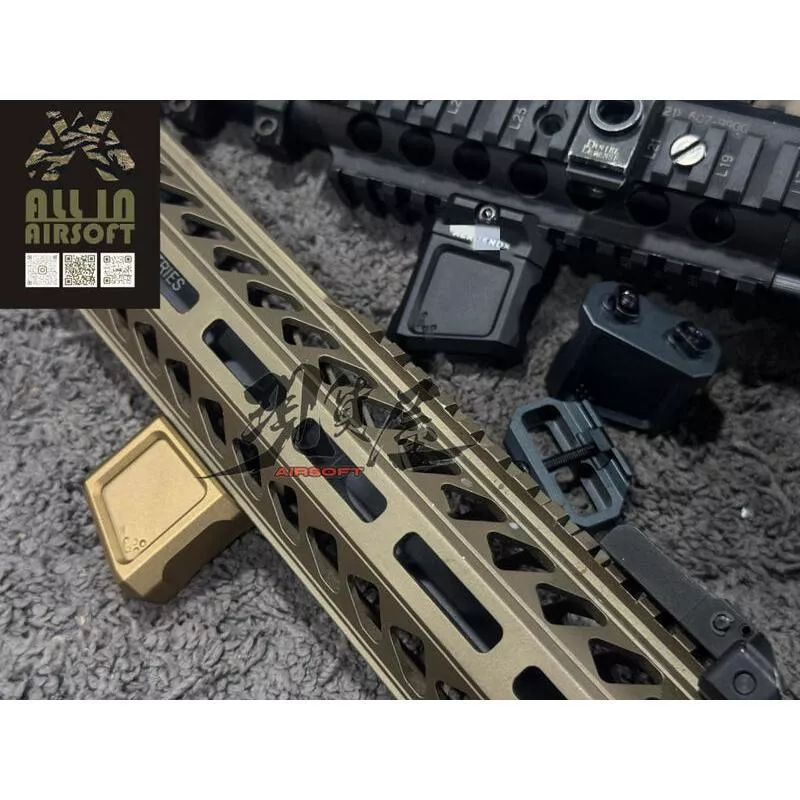 *現貨屋* 復刻aeroknox風格 通用 MLOK 1913魚骨 20mm魚骨 護木 阻手 前握把