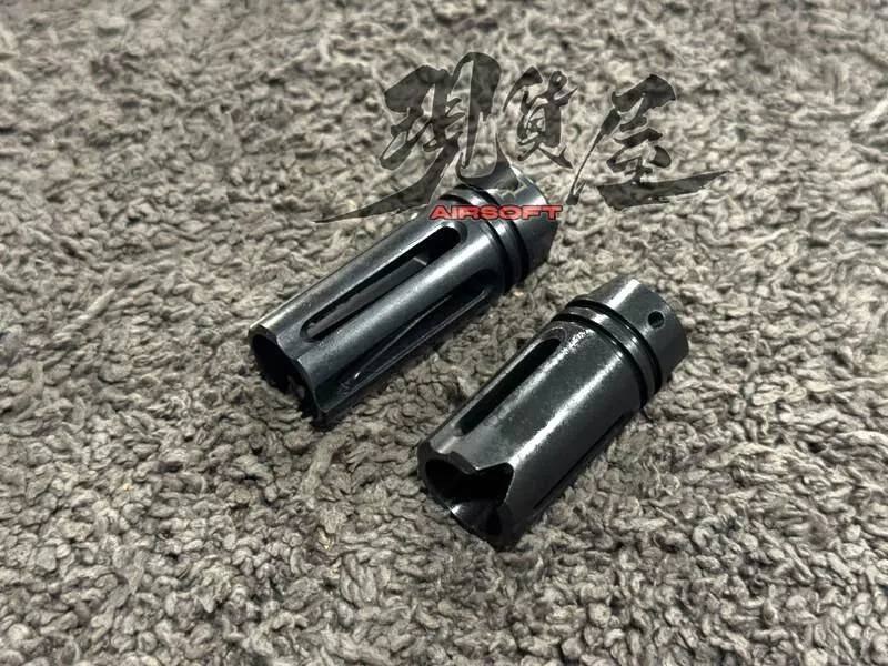 *現貨屋*DD風格 mk18 mfr 逆14牙 鋼製防火帽 M4V7