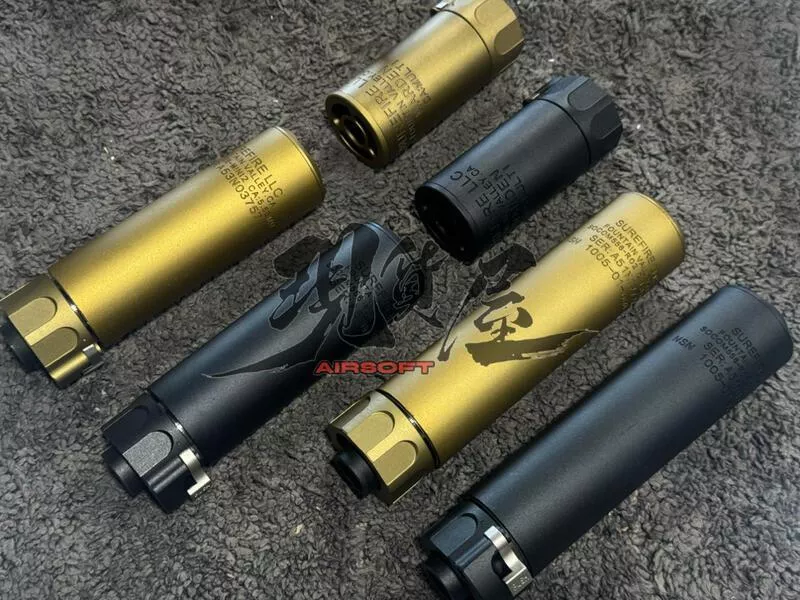 *現貨屋*抗震SF Socom 556 3.5寸 5寸 6寸快拆滅音管 附火帽 逆14牙 M4 416