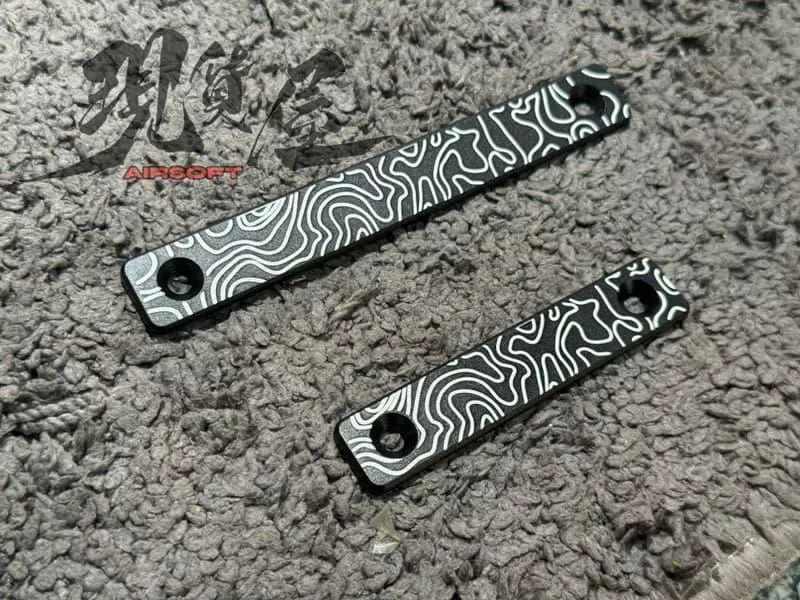 *現貨屋*鋁合金 MLOK規格 等高線 魚骨片 護木片