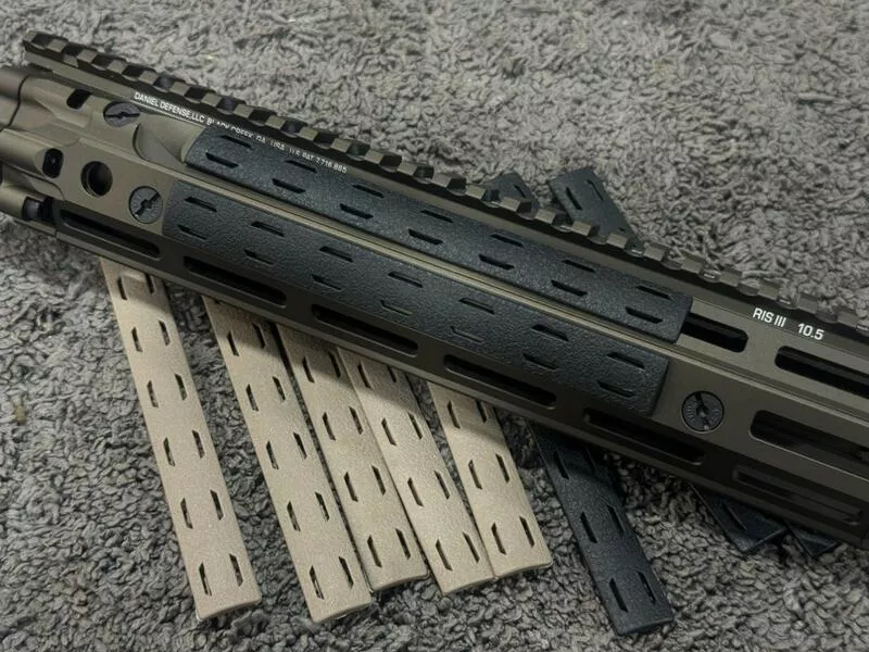 *現貨屋*bcm風格 mlok keymod魚骨片 護木片 黑色