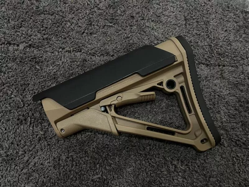 *現貨屋*ctr 低款 貼腮增高墊 後托 槍托 黑色