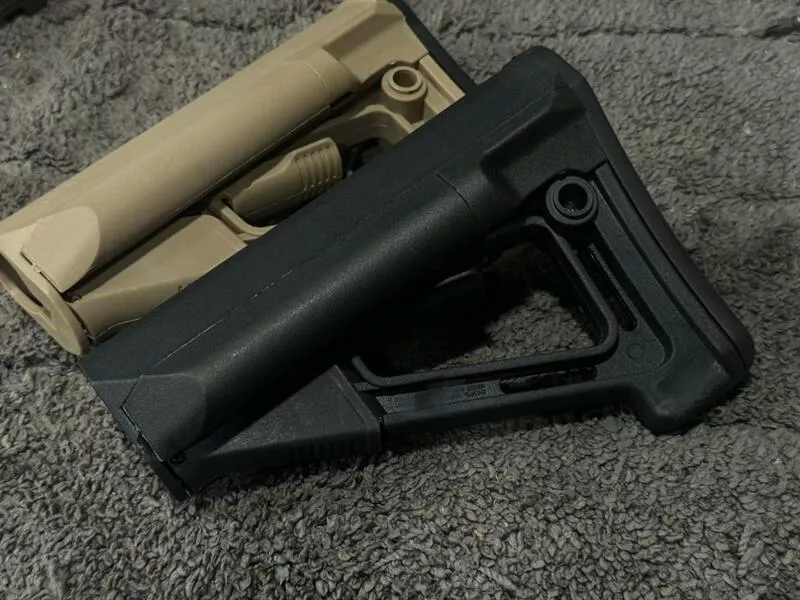 *現貨屋*magpul風格 str m4 ar15槍托 後托 黑色 gbb aeg 生存遊戲