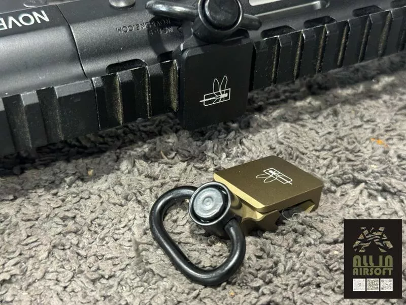 *現貨屋*Haley 蜻蜓風格 QD座 槍背帶扣 1913魚骨 20mm 45度