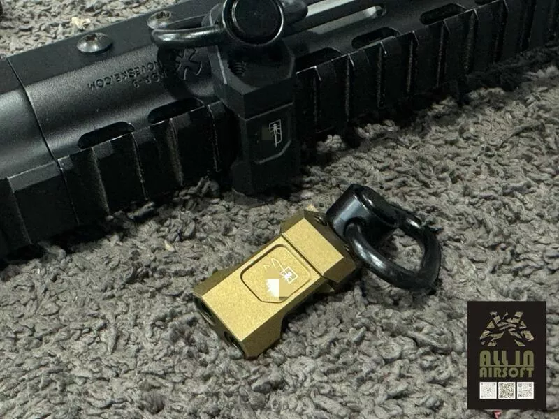 *現貨屋*Haley 蜻蜓風格 QD座 槍背帶扣 1913魚骨 20mm 45度