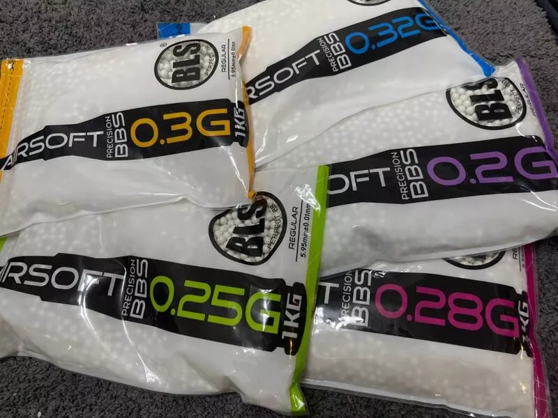 *現貨屋*BLS 0.2 0.25 0.28 0.3 0.32 0.36 0.4 0.43 0.48BB彈(白)1KG