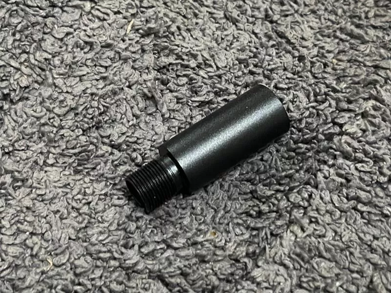 *現貨屋* 鋁合金 3.5公分逆14牙延長外管 槍管 aeg gbb 生存遊戲 延長管 火帽 水彈