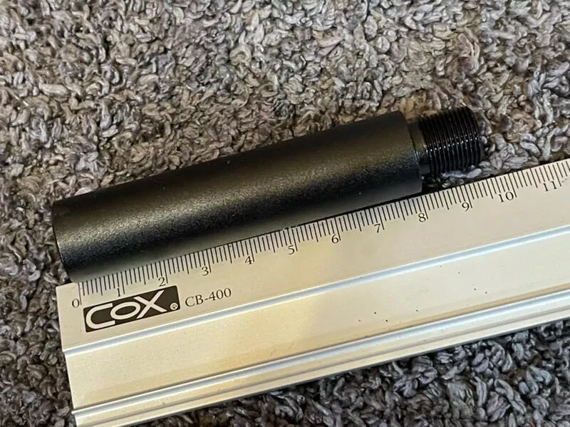 現貨屋* 鋁合金 8公分逆14牙延長外管 槍管 aeg gbb 生存遊戲 延長管 火帽