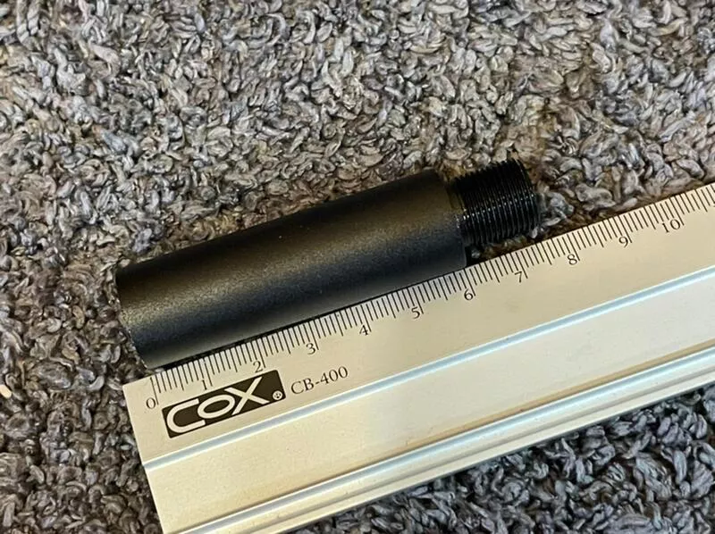 *現貨屋* 鋁合金6公分逆14牙延長外管 槍管 aeg gbb 生存遊戲 延長管 火帽