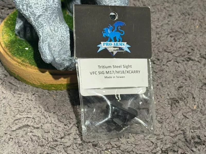 *現貨屋*PRO-ARMS VFC P320 M17 M18 氚氣自發光 鋼製 準星照門