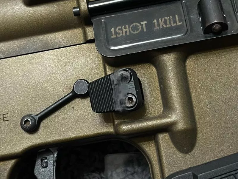 *現貨屋*magpul風格 加大彈匣釋放鈕 ghk we 直上 卸彈鈕 gbb