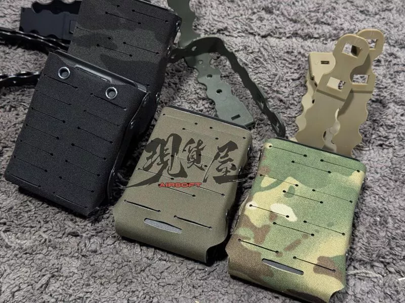 *現貨屋*M4 5.56 雷射切割 快拔套 彈匣袋 黑多地 MC