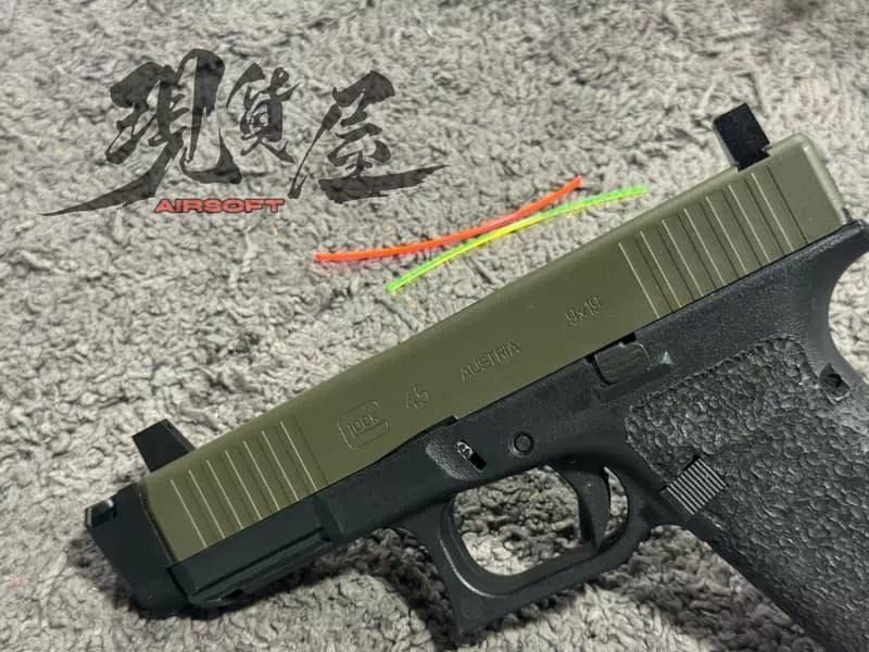 *現貨屋*VFC GHK規格 GLOCK 增高 照門 准心 罩門 準星 光纖 G17 G45 G19